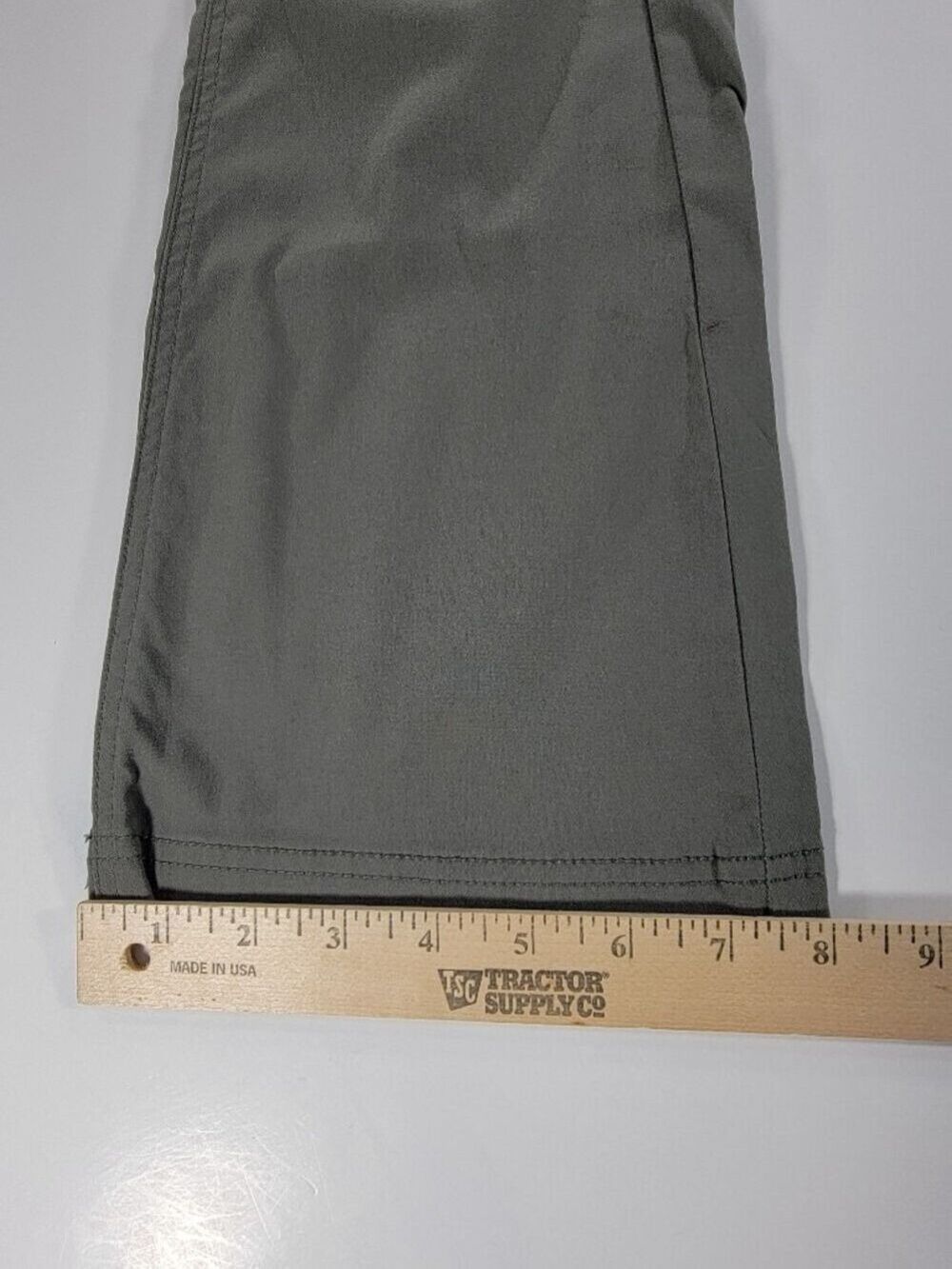 Prana Pants Womens 2 X 32 Stretch Halle Pant Roll Up Hiking Gray Outdoors Boot - Picture 9 of 14